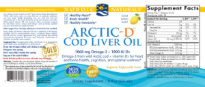 Arctic-D Cod Liver Oil Lemon