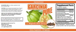 Label for Garcinia Pure
