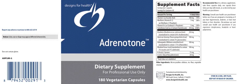 Label for Adrenotone