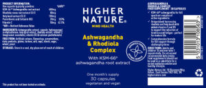 Ashwagandha & Rhodiola Complex