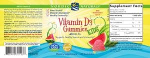 Vitamin D3 400 IU Gummies Kids Wild Wate