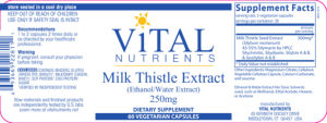 Milk Thistle Extract 250 mg