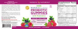 Kids Nordic Flora Probiotic Gummies Merr