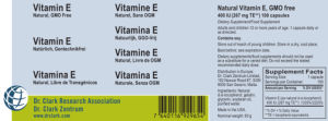 Vitamin E 400 IU (267 mg TE)
