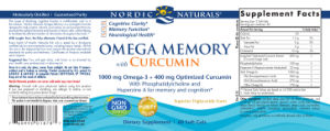 Omega Memory with Curcumin