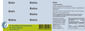 Biotin 1 mg