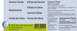 Calcium Citrate 500 mg