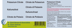 Potassium Citrate 530 mg