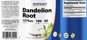 Dandelion Root 1575 mg
