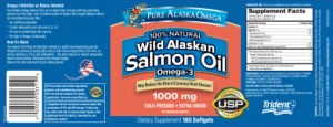 Salmon Oil 1000 mg Softgel (180 count)