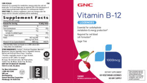 Vitamin B-12 1000 mcg Lozenges Cherry