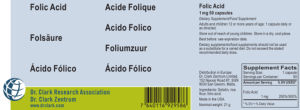 Folic Acid 1 mg