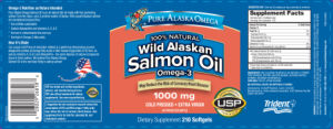 Salmon Oil 1000 mg Softgel (210 count)