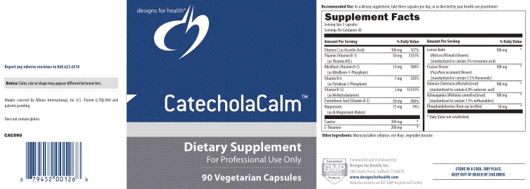 Label for CatecholaCalm