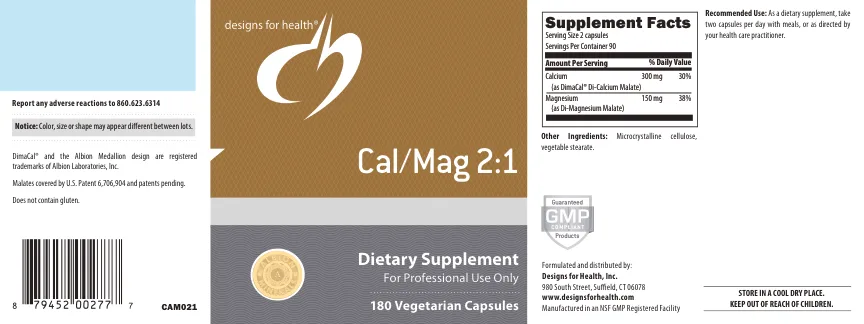 Label for Cal/Mag 2:1