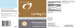 Label for Cal/Mag 2:1
