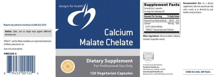 Label for Calcium Malate Chelate