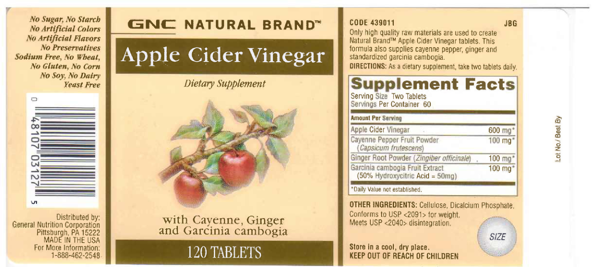 Label for Apple Cider Vinegar