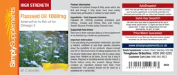 Flaxseed Oil 1000 mg