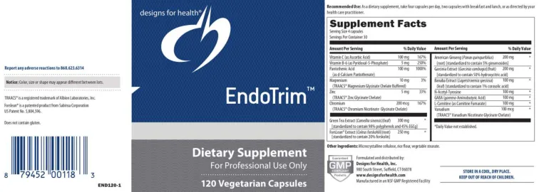 Label for EndoTrim