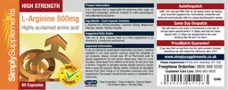 L-Arginine 500 mg