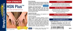 Label for HSN Plus