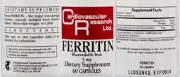 Label for Ferritin