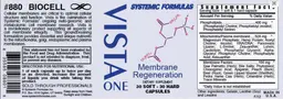 Label for Vista One Membrane Regeneration