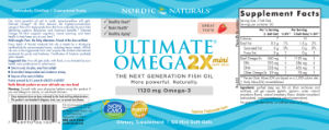 Ultimate Omega 2X Mini Soft Gels Strawbe