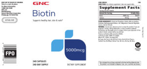 Biotin 5000 mcg