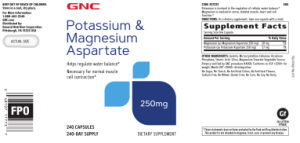 Potassium & Magnesium Aspartate 250 mg