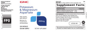 Potassium & Magnesium Aspartate 250 mg