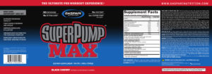 SuperPump MAX Black Cherry