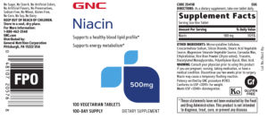Niacin 500 mg