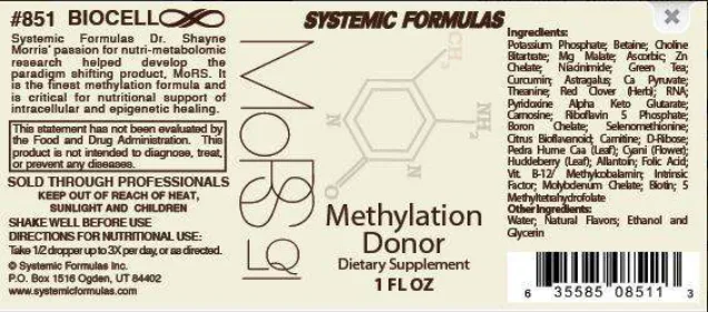Label for MoRS LQ Methylation Donor