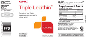 Triple Lecithin 1200 mg