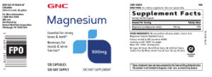 Magnesium 500 mg