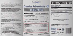 Chromium Polynicotinate + B