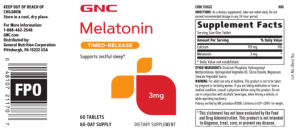 Melatonin 3 mg Timed-Release