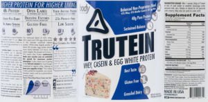 Trutein Birthday Cake