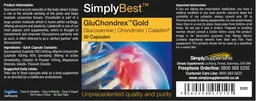 Label for GluChondrex Gold