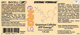 Label for eNRG LQ Quantum Cellular ATP Energy
