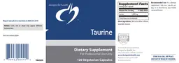 Label for Taurine