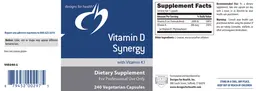 Vitamin D Synergy with Vitamin K1