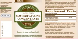 Label for Non-GMO Soy Isoflavone Concentrate 50 mg