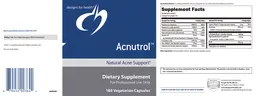 Label for Acnutrol