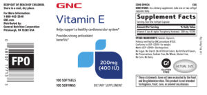 Vitamin E 200 mg (400 IU)