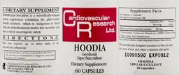 Label for Hoodia Lipo Succulent