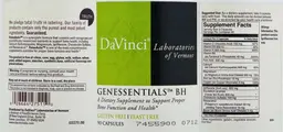 Label for Genessentials BH