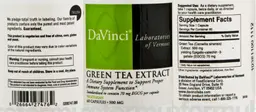 Label for Green Tea Extract